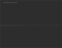 Tablet Screenshot of bentlyrace.com